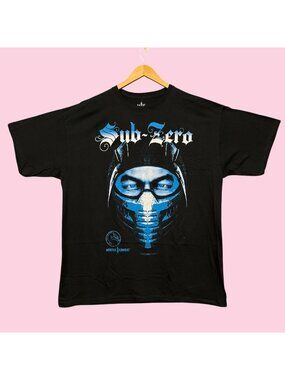 Mortal Kombat 1 Sub-Zero Flawless Victory Video Game Poster Tee XXL